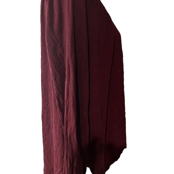 Michael Kors Women's Shirt Size Medium Red Ruffle Elastic Neck!!! - Picture 3 of 7